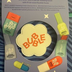 Bubble Skincare Cleanser & Exfoliant Set - Multicolor